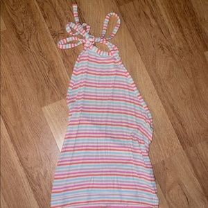 American eagle crop top, ties around neck. Worn once. Perfect condition. Size XS